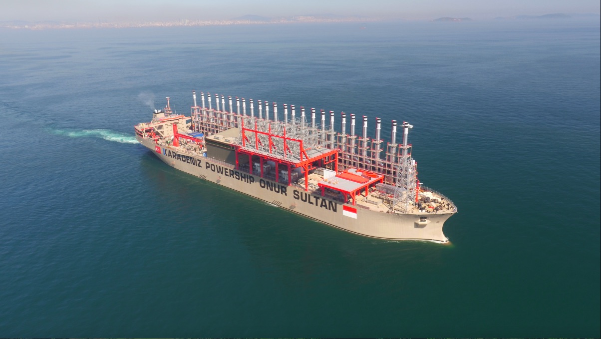 Karpowership floating gas-fired power plants