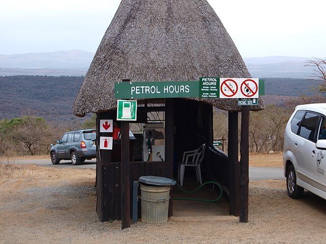 image of petrol station in South Africa