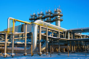 Gas production plant