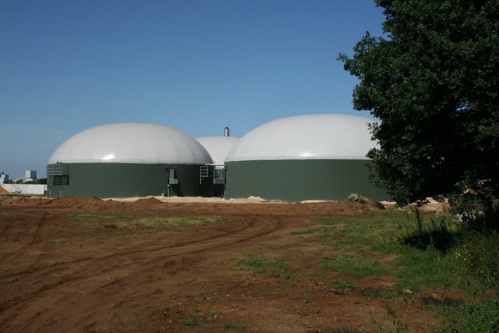Biogas tanks