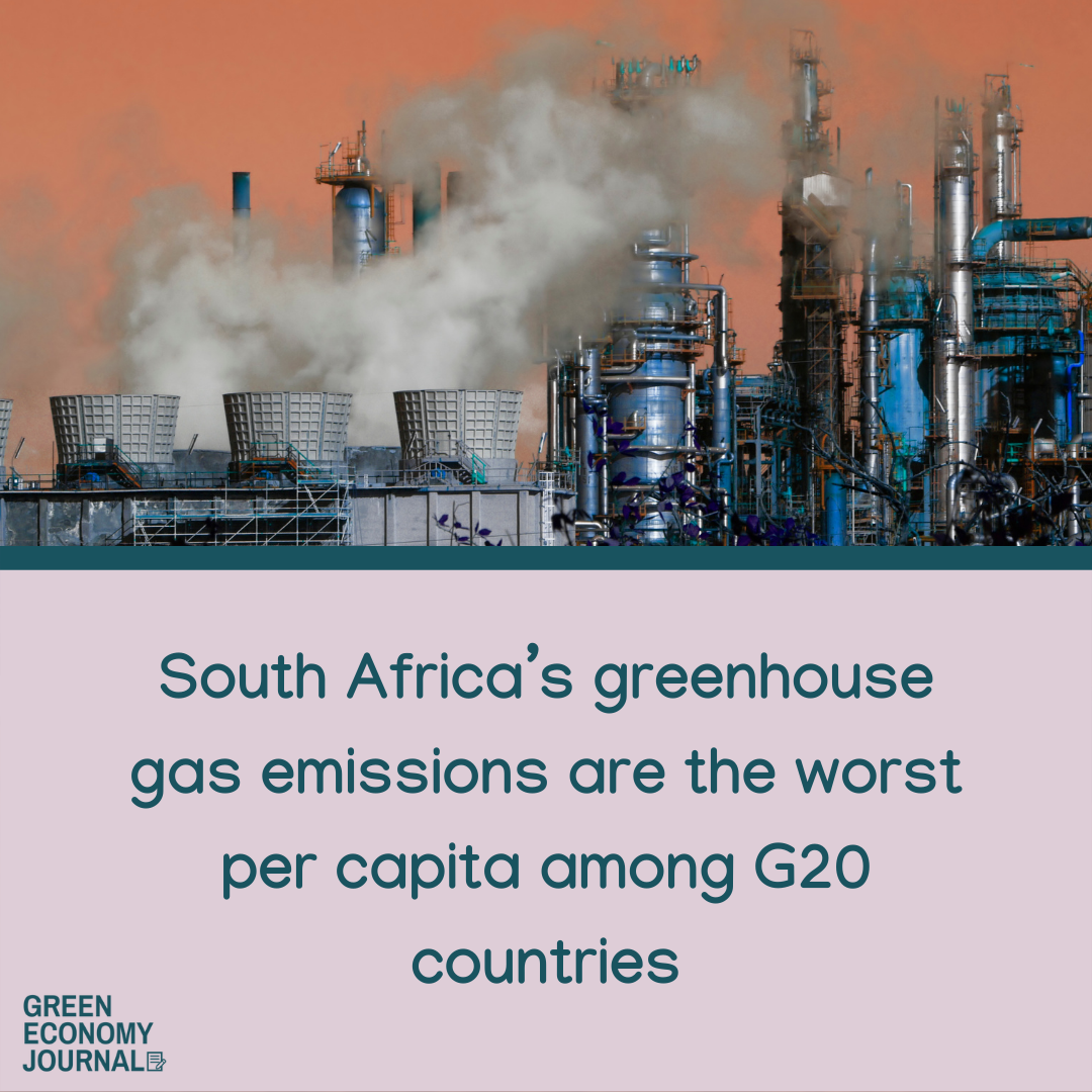 South Africa's greenhouse gas emissions