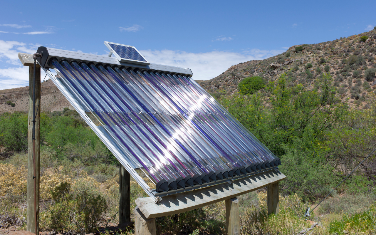 Solar panels can be used for heat and electricity generation.