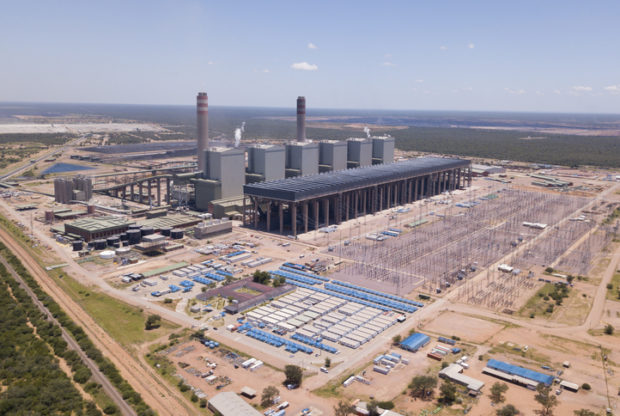 Aerial view of Medupi power plant
