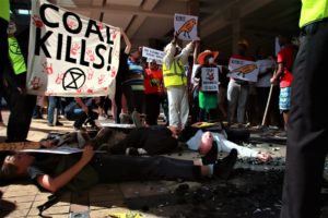 Citizens protest against coal, South Africa