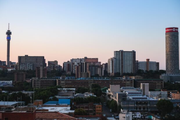 Cityscape of Johannesburg